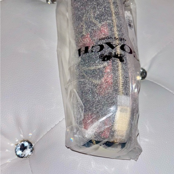 NEW Coach Limited Edition Cherry Print Black Red Multi Coated Canvas Pencil Case - Picture 10 of 13